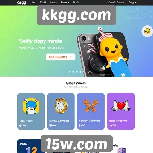 Interface do usuário no kkgg.com é amigável